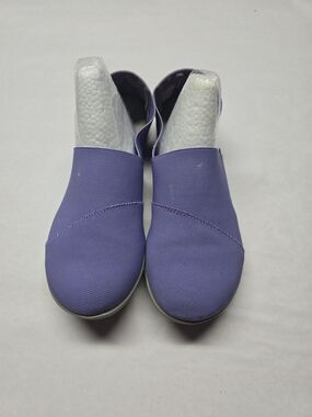 NoSox Purple Slip-On Sneakers Size 10 Stretch Shoes
